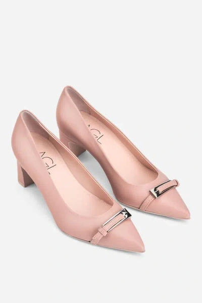 Agl Attilio Giusti Leombruni Agl Didi Cap Toe Pump In Pink