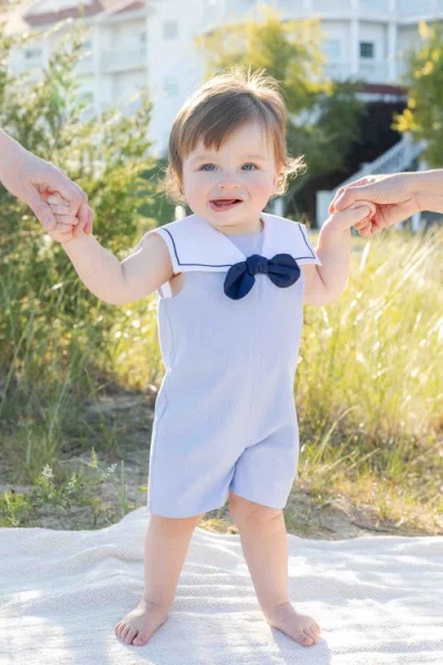 Florence Eiseman Pincord Sailor Shortall In Blue