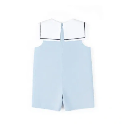 Florence Eiseman Pincord Sailor Shortall In Blue