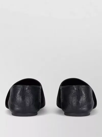 Givenchy Ballerina Shoes Flat Sole Square Toe In Black