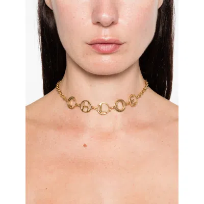 Chloé Gold Bracelets Women In Brown