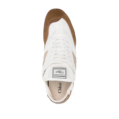 Chloé Chloe Kick Leather Sneaker In White