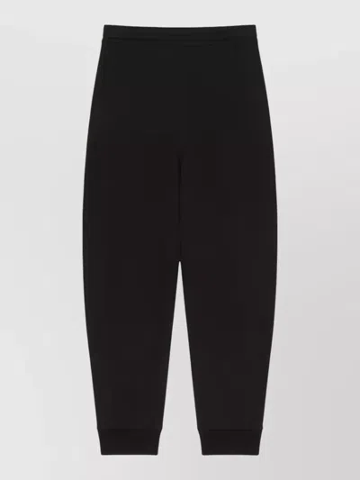 Givenchy Tailored Seam Sweatpants Rib Cuffs Pocket In Black