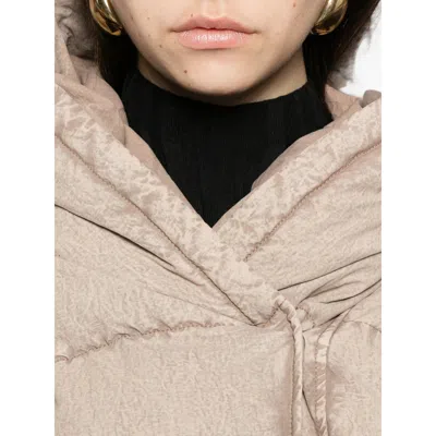 Diesel Hooded Padded Jacket In Neutral