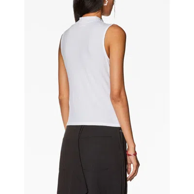 Diesel T-mokky Ribbed Tank Top In White