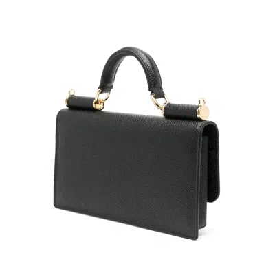 Dolce & Gabbana Embossed-iguana Leather Clutch Bag In Black