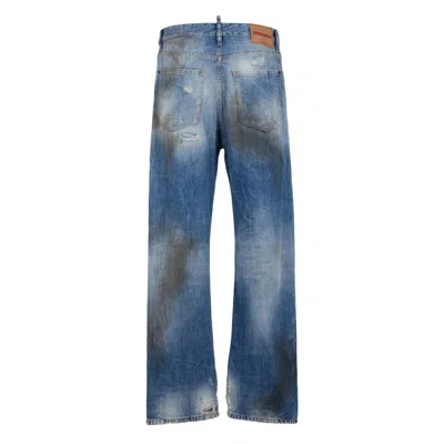 Dsquared2 Distressed-effect Jeans In Blue