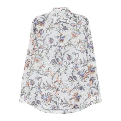 Etro Blue Shirts Men In Multi