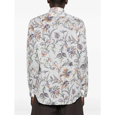 Etro Blue Shirts Men In Multi