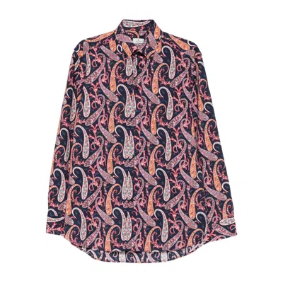 Etro Blue Shirts Men In Multi