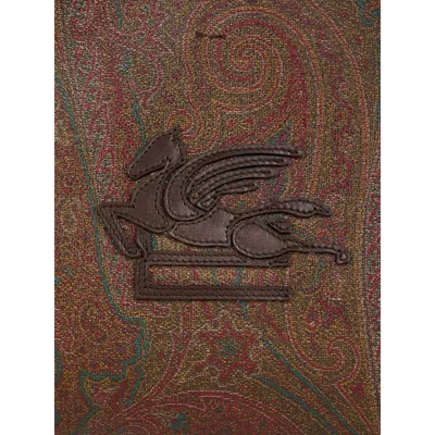 Etro Brown Tote Bags Women In Brown