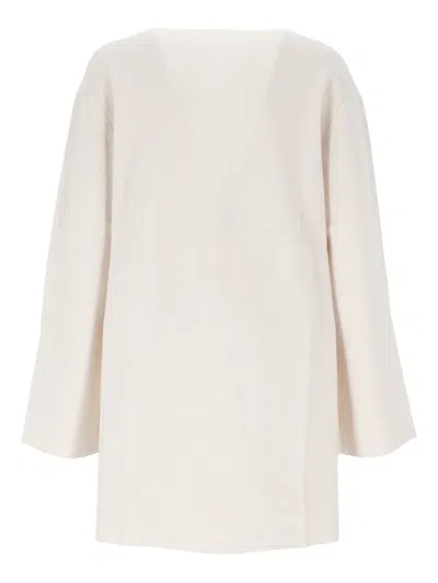 Hemisphere Open-front Cardigan In Neutral