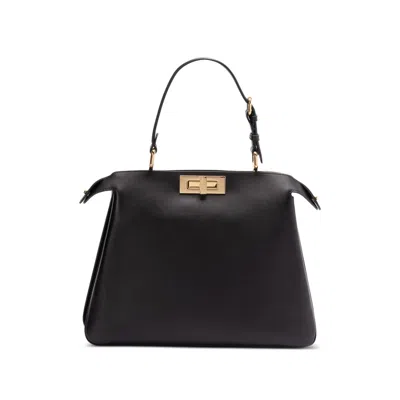 Fendi Peekaboo Soft Medium In Black