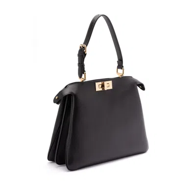 Fendi Peekaboo Soft Medium In Black