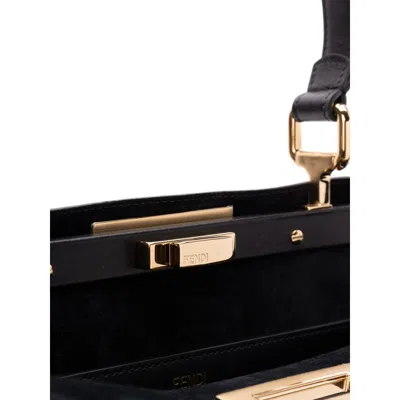 Fendi Peekaboo Soft Medium In Black