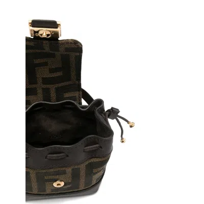 Fendi Brown Keyrings & Chains Women In Brown