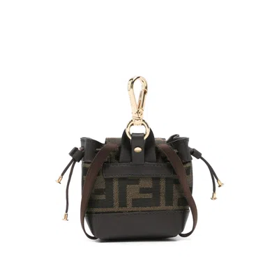 Fendi Brown Keyrings & Chains Women In Brown