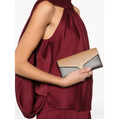 Fendi Brown Tote Bags Women In Neutral