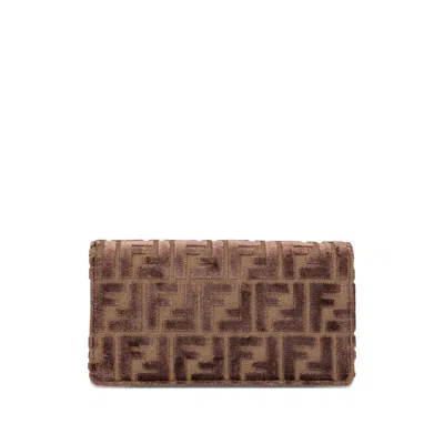 Fendi Brown Wallets & Purses Women In Brown