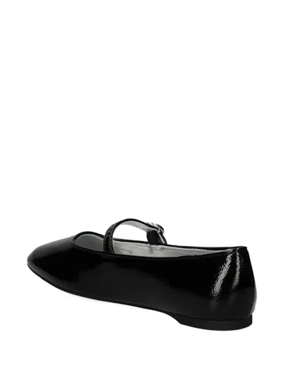 Kate Spade Halo Buckle-strap Ballet Flats In Black
