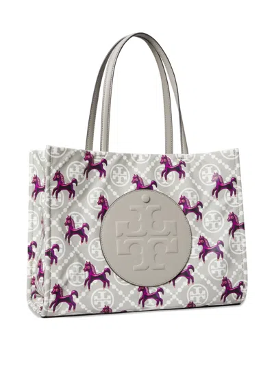 Tory Burch Ella Horse-printed Tote Bag In Multi