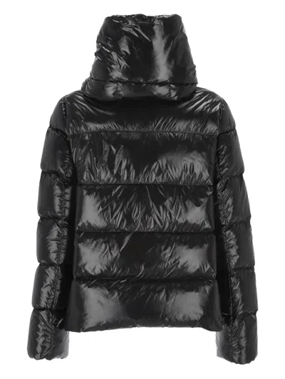 Emma E Gaia Hooded Jacket In Black