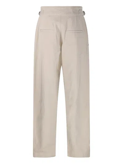 Isabel Marant Étoile Button-detail Casual Trousers In Neutral