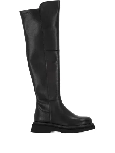 Bruno Premi Leather Over-the-knee Boots In Black