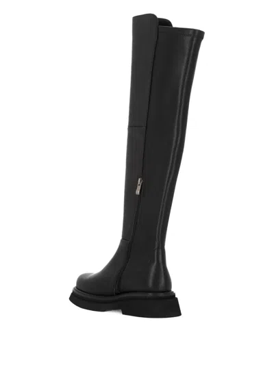 Bruno Premi Leather Over-the-knee Boots In Black