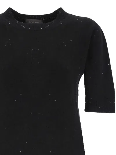 Lorena Antoniazzi Sequin-embellishment Sweater In Black