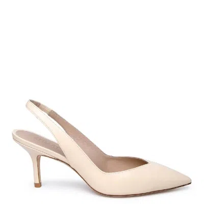 Stuart Weitzman Eva 75 Slingback Pumps In Neutral