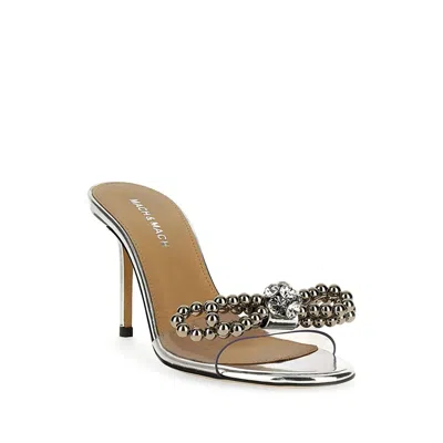 Mach&mach Bow Embellished Pvc Sandals In Multi