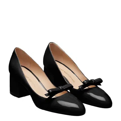 Stuart Weitzman Felicity 60 Block Pumps In Black