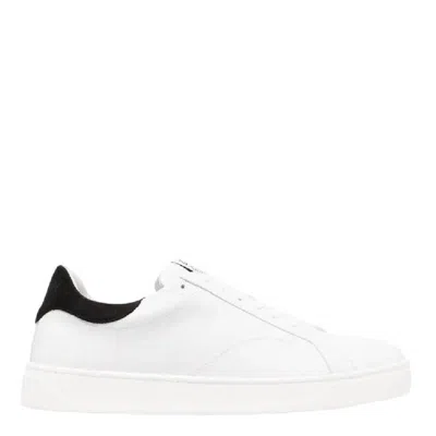 Lanvin Low-top Sneaker In Smooth Calf Leather In White