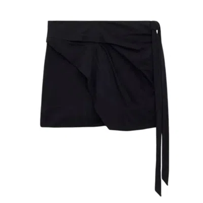 Isabel Marant Étoile Isabel Marant Etoile Berenice Mini Wrap Skirt In Black
