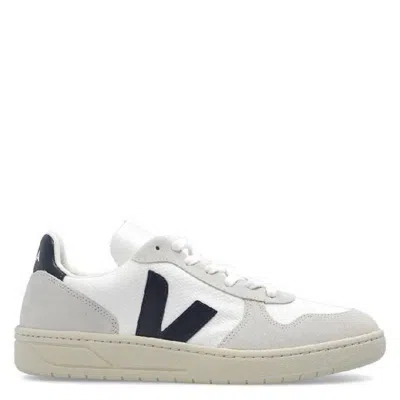Veja White Nautico V-10 B-mesh Sneakers In Multi