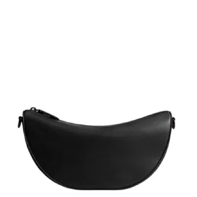 Coach Hall Soft Sling Leather Belt Bag In Black