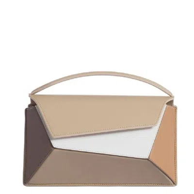 Mlouye Small Naomi Top Handle Leather Bag In Multi