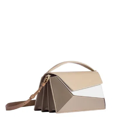 Mlouye Small Naomi Top Handle Leather Bag In Multi