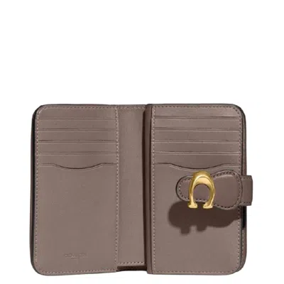 Coach Tabby Medium Leather Wallet In Brown