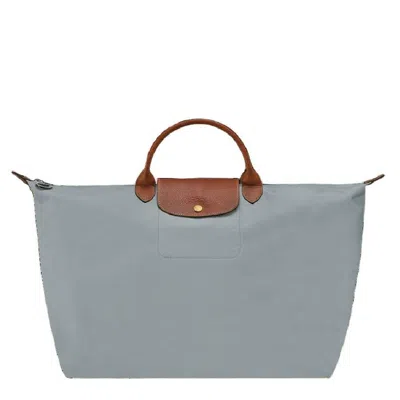 Longchamp Le Pliage Travel Bag In Blue