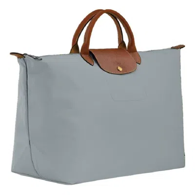 Longchamp Le Pliage Travel Bag In Blue
