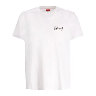 Kenzo Slim Fit Cotton T-shirt In White