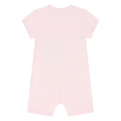 Marc Jacobs Little  Daisy Print Cotton Romper In Multi