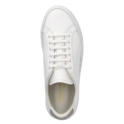 Common Projects Retro Classic Leather Sneakers In White