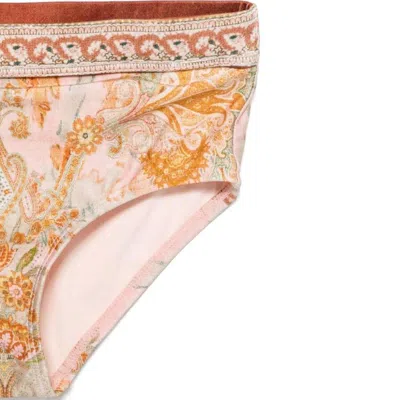 Zimmermann Kids Wylie Racer Back Bikini Set In Multi