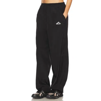 Alexander Wang Black Warm Up Pants In Black