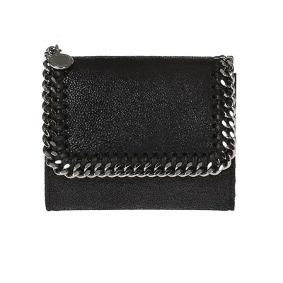 Stella Mccartney Falabella Wallet In Black