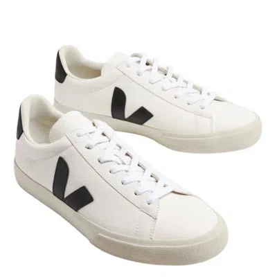 Veja Campo Leather Low-top Sneakers In White