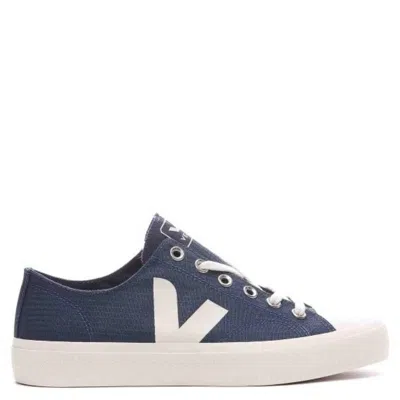 Veja Navy Wata Ii Low Ripstop Sneakers In Blue